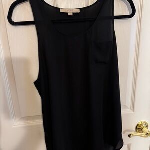 LOFT Women's Elegant Black Tank Top